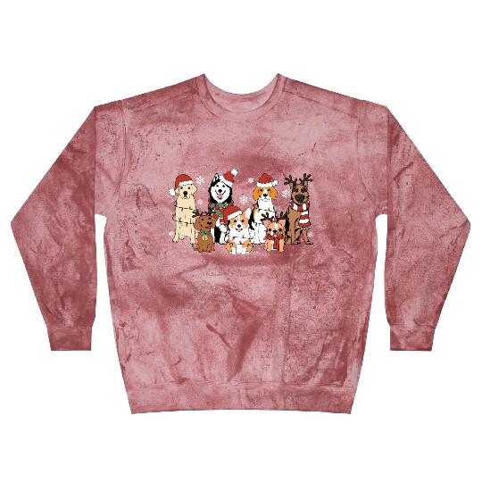 Christmas Dogs Blast Sweatshirts