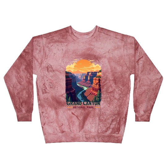 Majestic Grand Canyon: Nature's Masterpiece Blast Sweatshirts