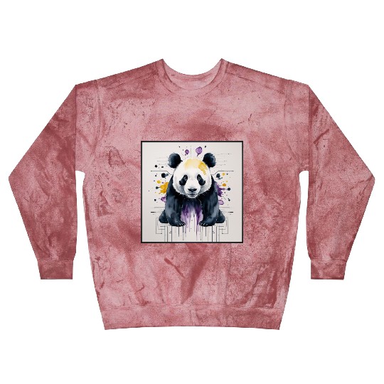 Cyberpunk Panda Blast Sweatshirts