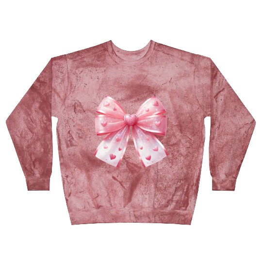 Heart Bow, Valentine Retro Blast Sweatshirts