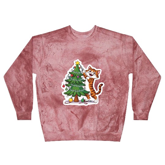Climbing the Christmas Spirit Blast Sweatshirts