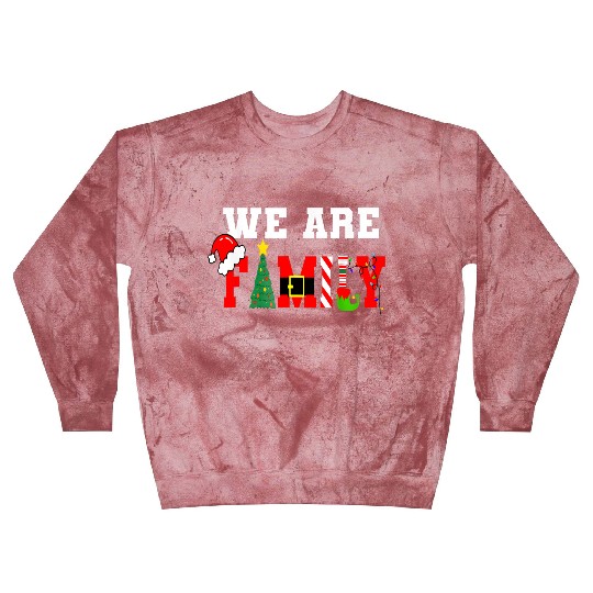 We Are Family Christmas Pajamas Matching Xmas Blast Sweatshirts
