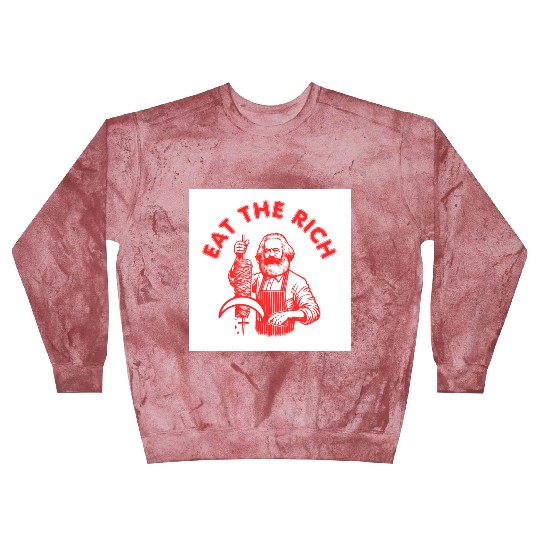 Eat the rich Karl Marx Eat Doner Kebab Rich Blast Sweatshirts