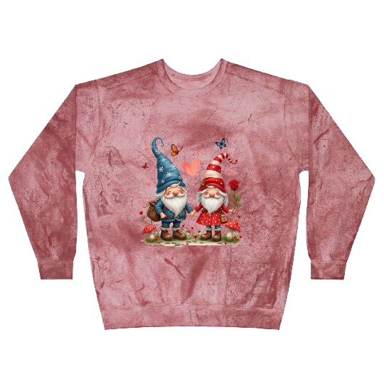 Gnomes Valentines Revelin, Valentines Retro Blast Sweatshirts