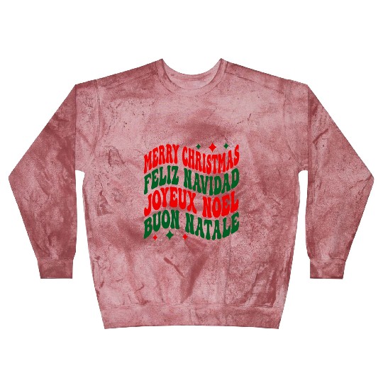 Merry christmas feliz navidad joyeux noel Blast Sweatshirts