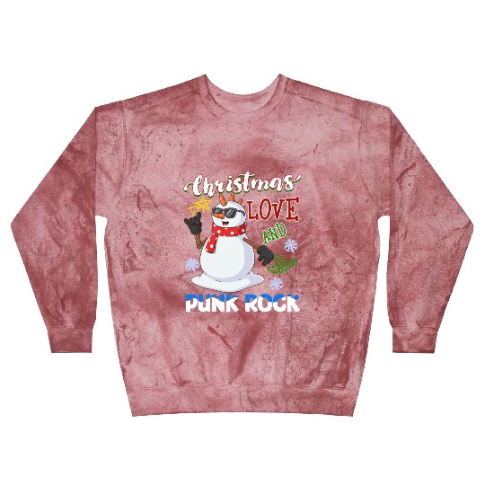 Rocky Christmas: Santa Claus Concert In Punk Rock Blast Sweatshirts