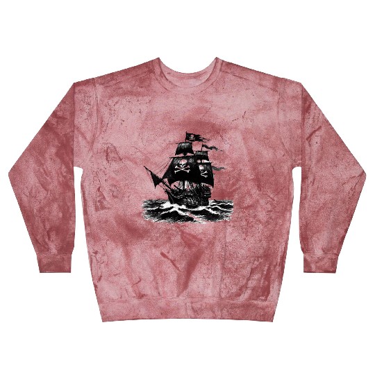 Pirate Boat, Pirates, Captain, Sailing Ship Blast Sweatshirts