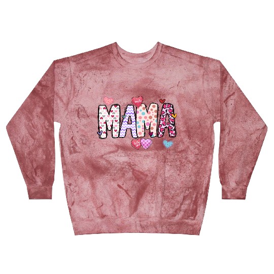 Mama Heart Glitter, Valentines, Valentines Day Blast Sweatshirts
