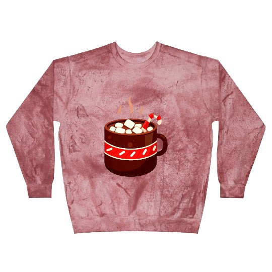 Cozy Hot Chocolate Mug Design Blast Sweatshirts