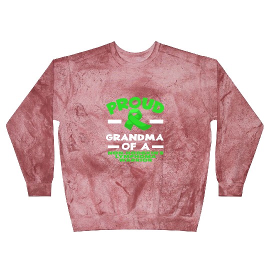 Non-Hodgkin Lymphoma Awareness Proud Grandma Blast Sweatshirts