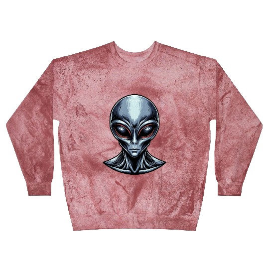 Grey Alien Blast Sweatshirts