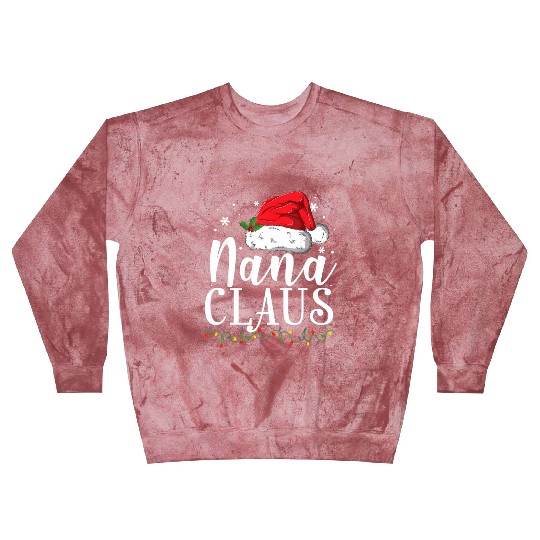 Funny Nana Claus Christmas Pajamas Santa Gift Blast Sweatshirts