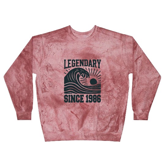 Legendary Since 1986 Birthday Vibes Blast Sweatshirts