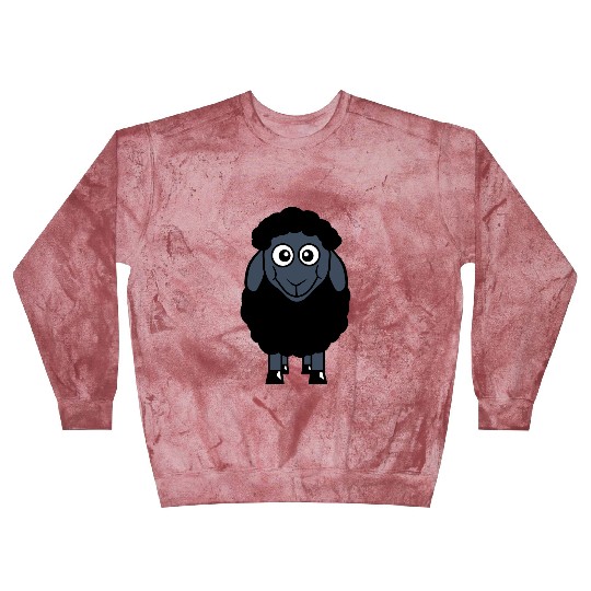 Black Sheep Small Cute Funny Lamb Cool Comic Sweet Blast Sweatshirts