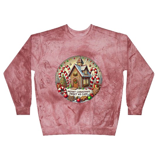 Gingerbread House Christmas Delight Blast Sweatshirts