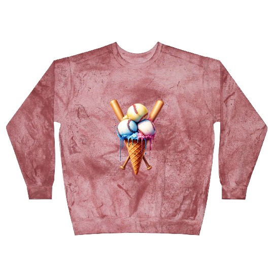 Baseball Ice Cream Blast Sweatshirts