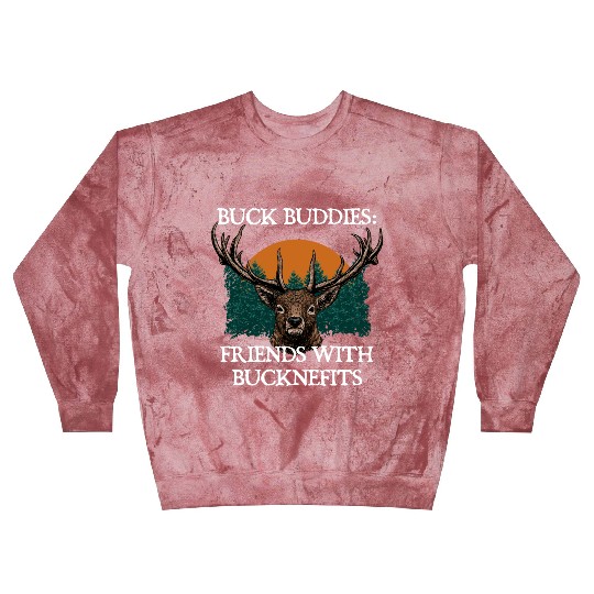 BUCK Buddies Deer Hunting Elk Hunter Friends Hobby Blast Sweatshirts