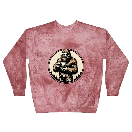 dark wild coffee wild man monkey Chewbacca Beard Blast Sweatshirts