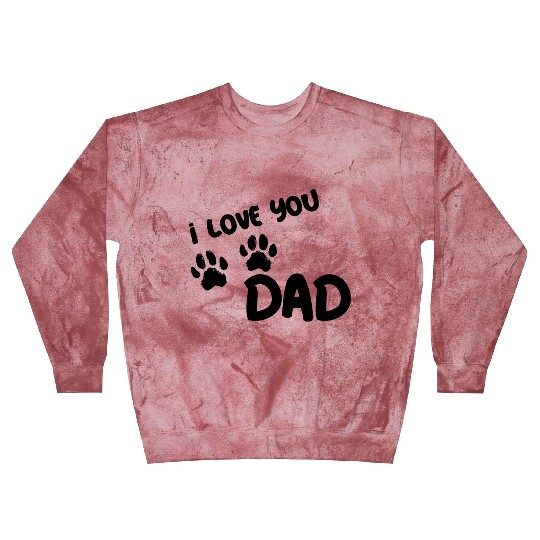 I Love You Dad Puppy Love for light Blast Sweatshirts