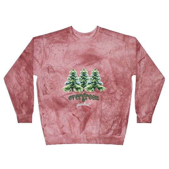evergreen the green tree : green world Blast Sweatshirts