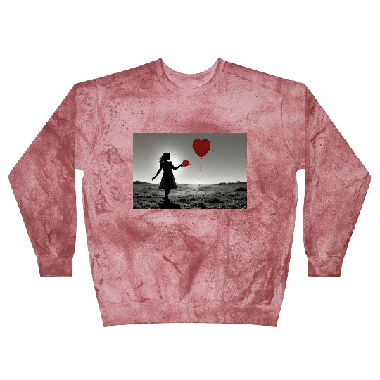 Girl With Balloon Banksy Blast Sweatshirts