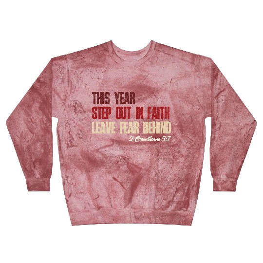 Faith Over Fear – Step Out in Faith 2025 Blast Sweatshirts