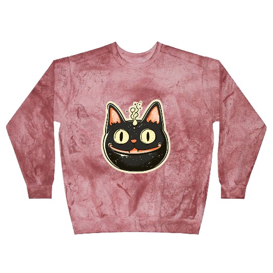 Cat Boiler Cat Witch Halloween Blast Sweatshirts