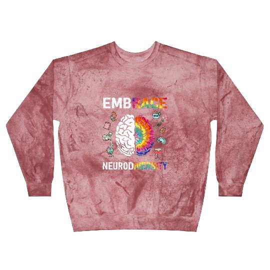 Embrace Neurodiversity Autism Awareness Blast Sweatshirts