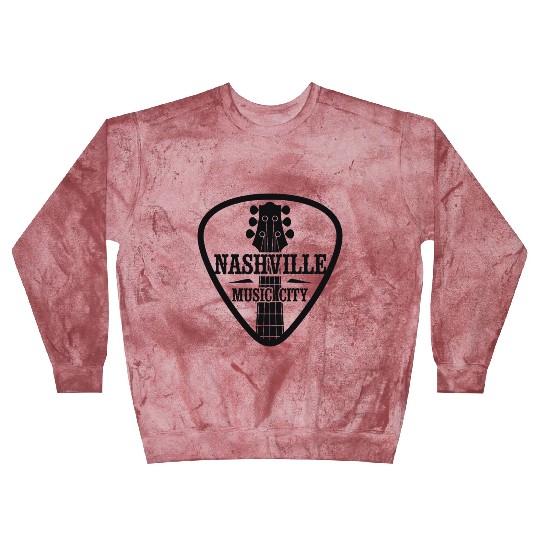 Nashville Music City Guitar Pick Blast Sweatshirts