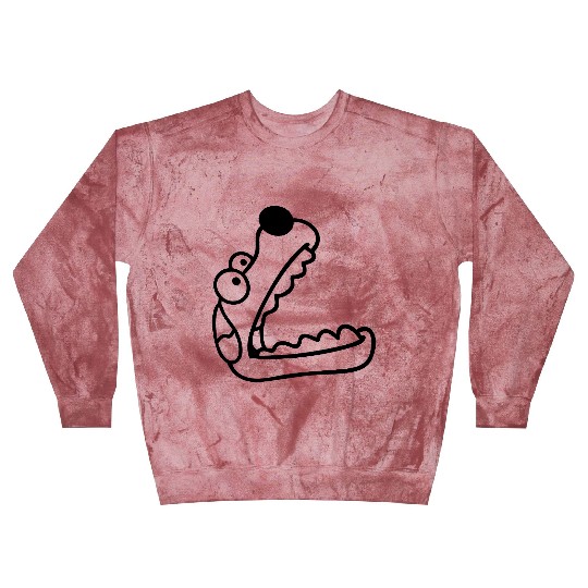 Dog Big Mouth Snout Hunger Looks Up Greedy Eating Blast Sweatshirts