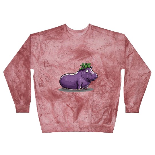 Hip Eggplant Blast Sweatshirts