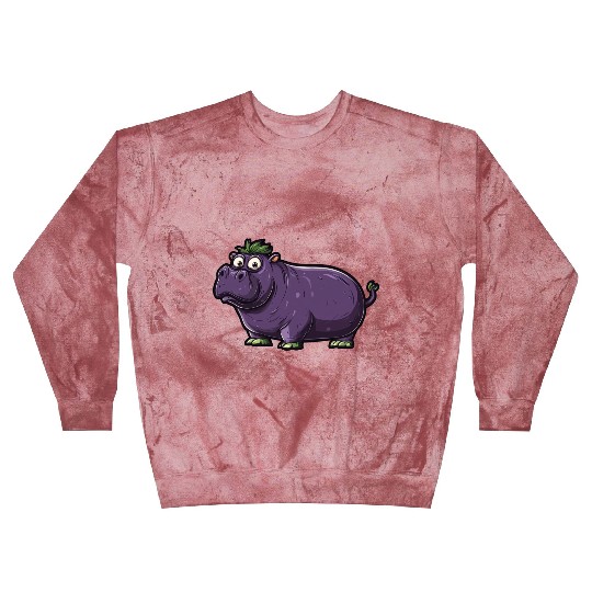 Hip Eggplant Blast Sweatshirts