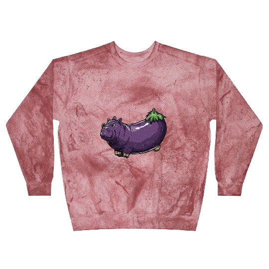 Hip Eggplant Blast Sweatshirts