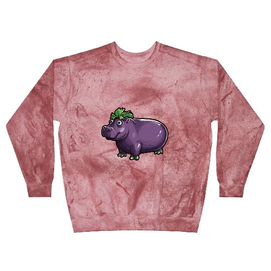 Hip Eggplant Blast Sweatshirts
