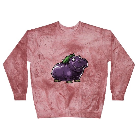 Hip Eggplant Blast Sweatshirts