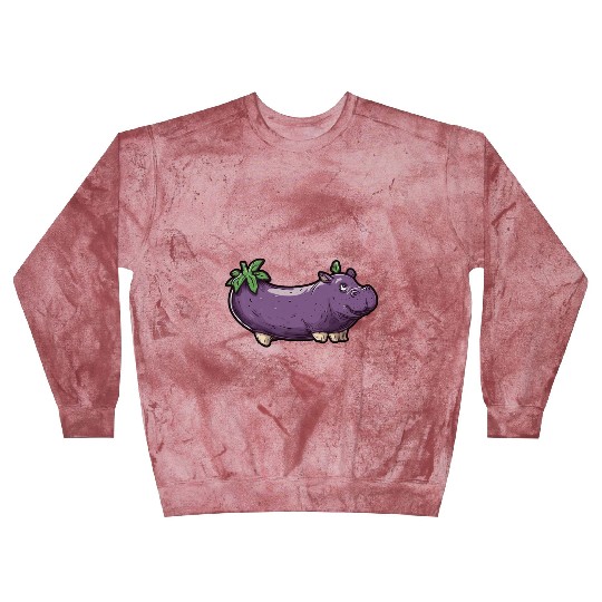Hip Eggplant Blast Sweatshirts