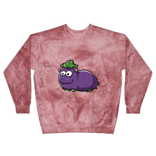 Hip Eggplant Blast Sweatshirts