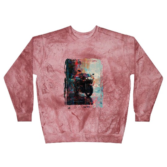 Motorcycle abstract Blast Sweatshirts
