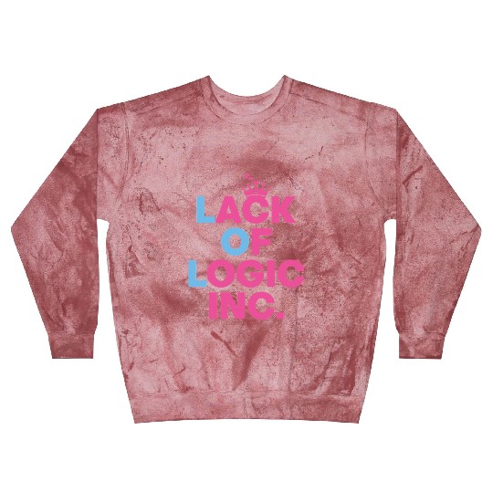 Lack of Logic Inc LOL girlish typography design Blast Sweatshirts
