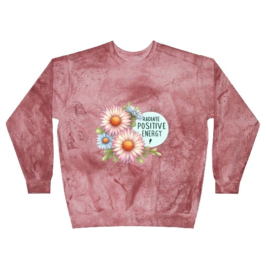 Radiate Positive Energy: Daisy and Bloom Art Blast Sweatshirts