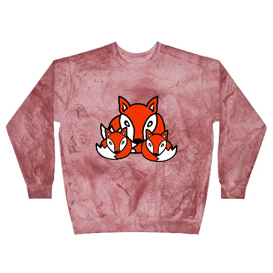 3 Foxes Friends Family Three Kids Crew Team Sweet Blast Sweatshirts