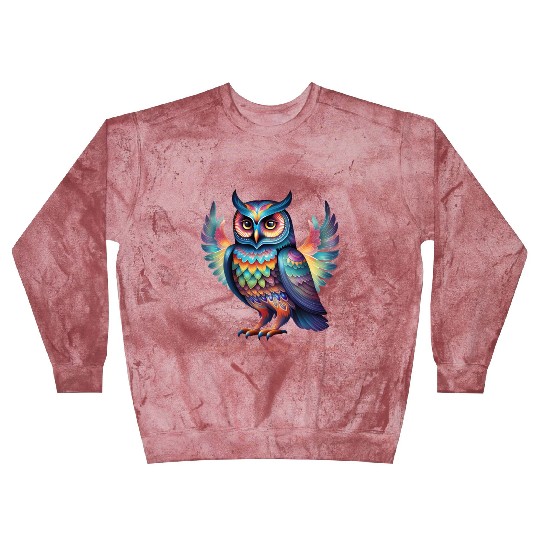 Sagittarius Spirit Animal Owl Alebrije Male Blast Sweatshirts
