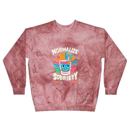 Normalize Sobriety 9 Blast Sweatshirts