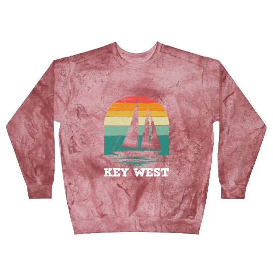 KEY-WEST FLORIDA Sailing Sunshine-State West Keys Blast Sweatshirts