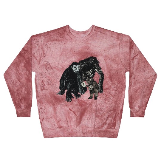 Surreal Monster Art – Dark Humor What It Says Desi Blast Sweatshirts