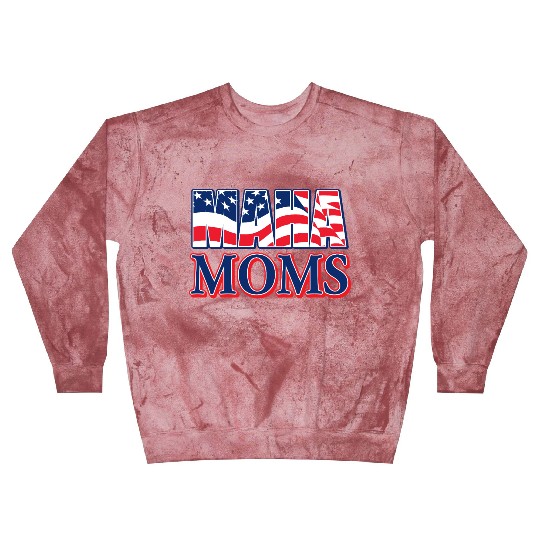 Patriotic American Mom Pride Design Blast Sweatshirts