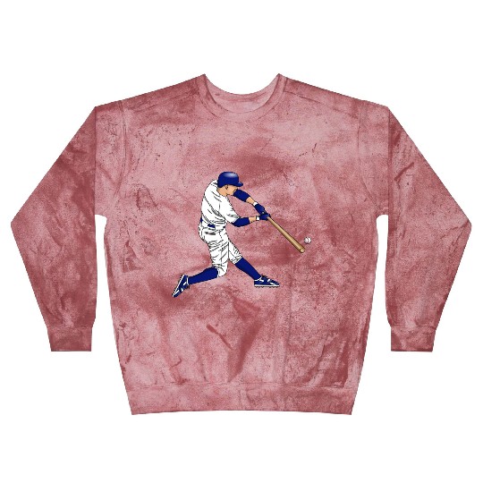 baseball player hitting ball with bat Blast Sweatshirts