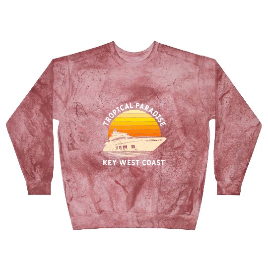 Florida TROPICAL PARADISE KEY-WEST COAST Blast Sweatshirts