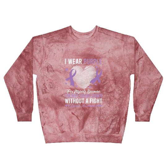 I Wear Purple For Myself Lupus Awareness Blast Sweatshirts