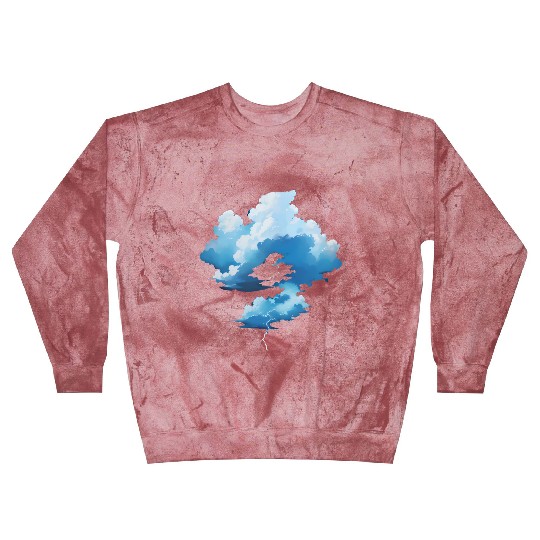 Blue Storm Clouds Blast Sweatshirts